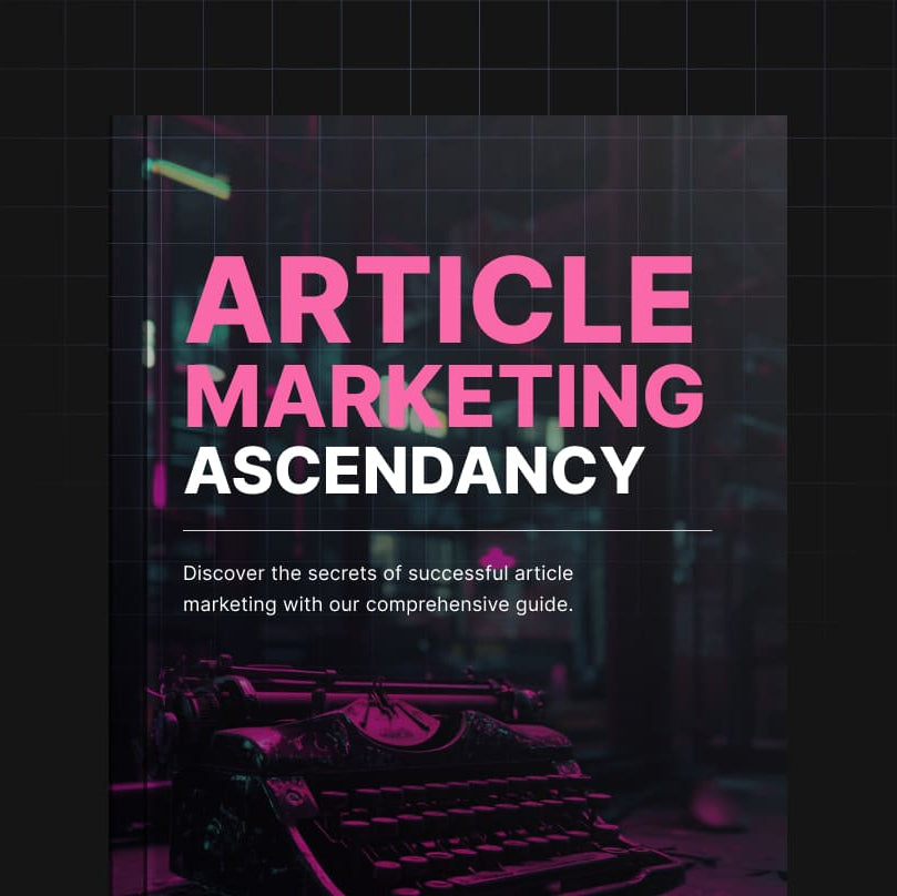 Article Marketing Ascendancy